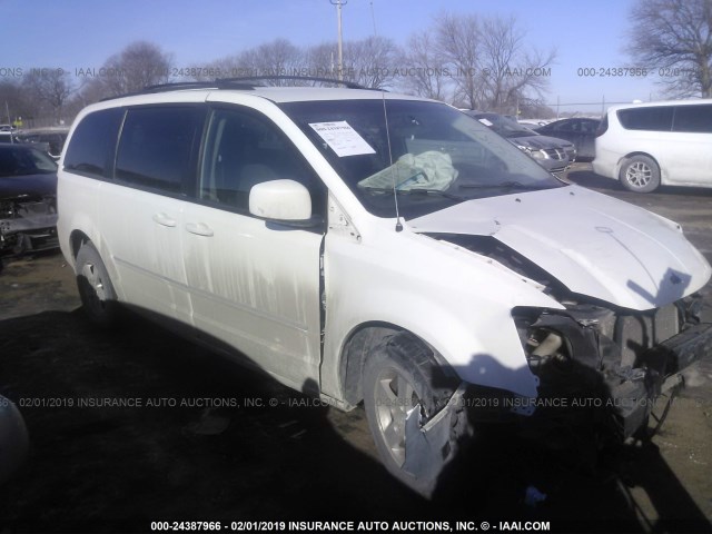 2D8HN54159R661936 - 2009 DODGE GRAND CARAVAN SXT WHITE photo 1