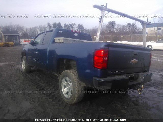 1GCVKREC1GZ362898 - 2016 CHEVROLET SILVERADO K1500 LT BLUE photo 3