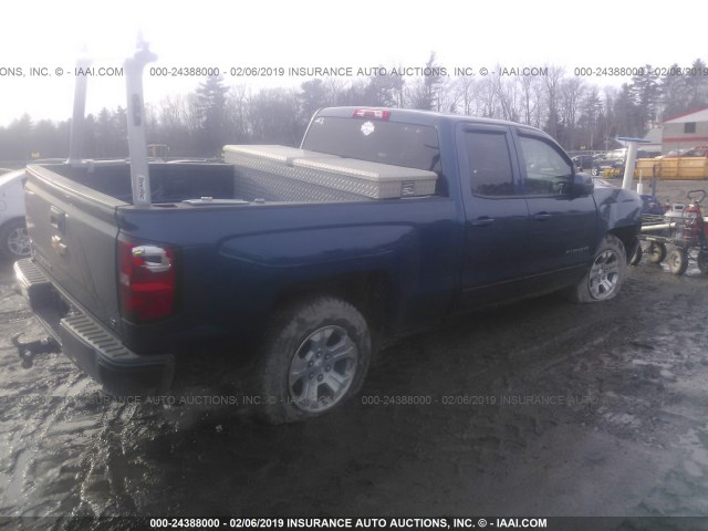 1GCVKREC1GZ362898 - 2016 CHEVROLET SILVERADO K1500 LT BLUE photo 4