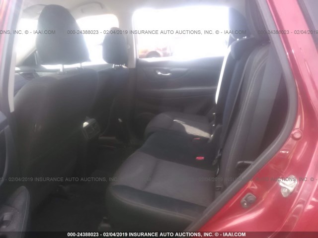 JN8AT2MT5HW407160 - 2017 NISSAN ROGUE S/SL/SV RED photo 8