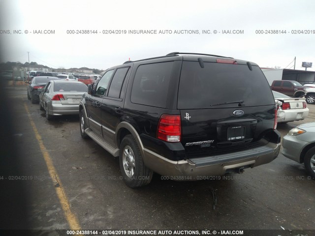 1FMRU17W24LA34162 - 2004 FORD EXPEDITION EDDIE BAUER BLACK photo 3