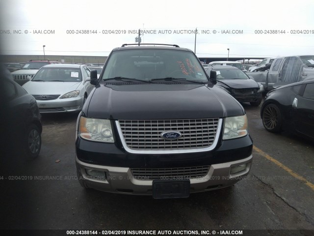 1FMRU17W24LA34162 - 2004 FORD EXPEDITION EDDIE BAUER BLACK photo 6