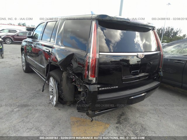 1GYS4PKJ2FR665671 - 2015 CADILLAC ESCALADE PLATINUM BLACK photo 3