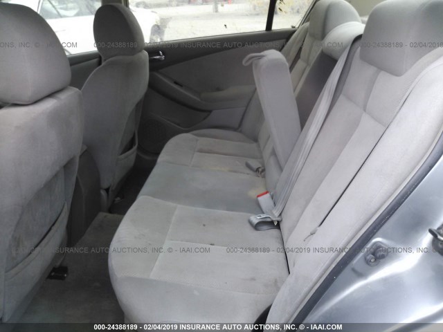 1N4AL21E08C284506 - 2008 NISSAN ALTIMA 2.5/2.5S GRAY photo 8