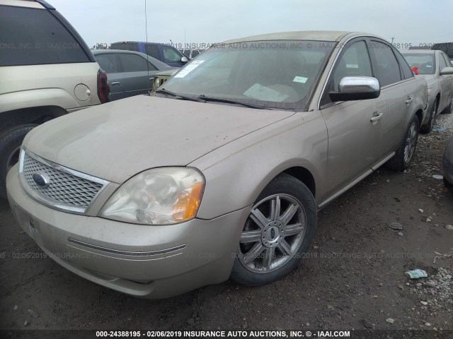 1FAHP25116G159286 - 2006 FORD FIVE HUNDRED LIMITED TAN photo 2