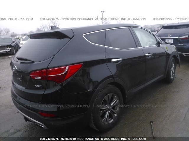 5XYZU3LBXDG057137 - 2013 HYUNDAI SANTA FE SPORT  BLACK photo 4