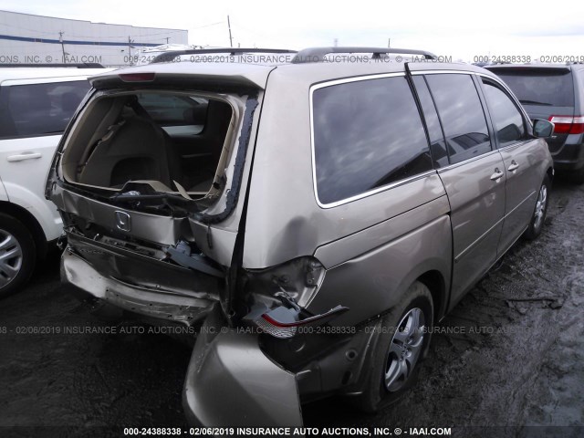 5FNRL38677B420505 - 2007 HONDA ODYSSEY EXL GOLD photo 4