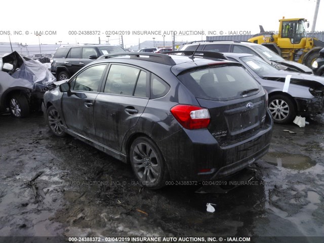 JF1GPAT67F8202320 - 2015 SUBARU IMPREZA SPORT BLACK photo 3