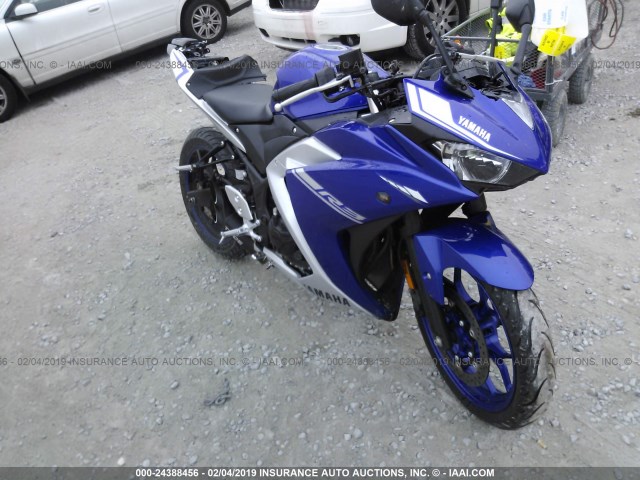 MH3RH06Y3HK016918 - 2017 YAMAHA YZFR3 BLUE photo 1