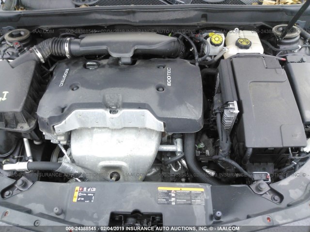 1G11C5SL7FF332774 - 2015 CHEVROLET MALIBU 1LT იასამნისფერი ფოტო 10