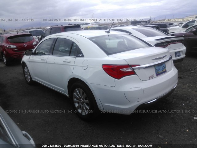 1C3CCBBB4EN132336 - 2014 CHRYSLER 200 TOURING WHITE photo 3