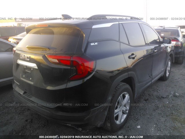 3GKALNEU3JL206457 - 2018 GMC TERRAIN SLE BLACK photo 4