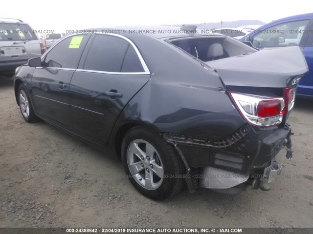 1G11B5SL2FF168529 - 2015 CHEVROLET MALIBU LS BLACK photo 3