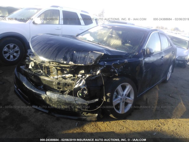 4T1BF1FK1EU469700 - 2014 TOYOTA CAMRY L/SE/LE/XLE 黑色 照片 2