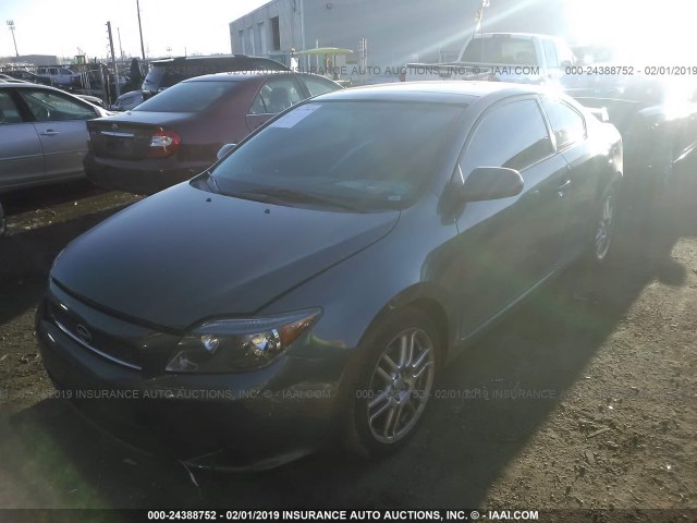JTKDE167660064753 - 2006 TOYOTA SCION TC GRAY photo 2