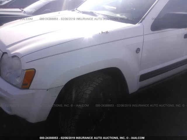 1J4HR48N35C631762 - 2005 JEEP GRAND CHEROKEE LAREDO/COLUMBIA/FREEDOM 白色 照片 6