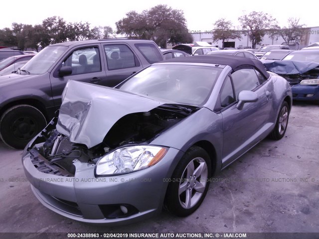 4A3AL25FX9E017048 - 2009 MITSUBISHI ECLIPSE SPYDER GS GRAY photo 2