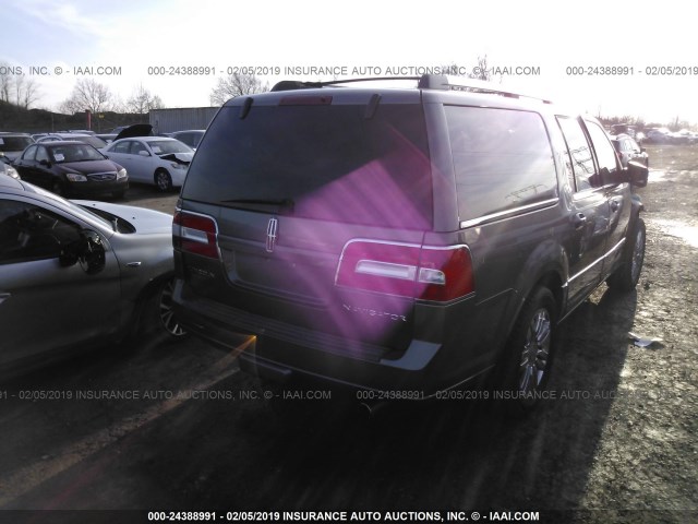 5LMJJ3J53AEJ01804 - 2010 LINCOLN NAVIGATOR L GRAY photo 4