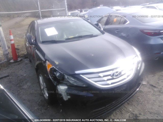 5NPEC4AC1DH532279 - 2013 HYUNDAI SONATA SE/LIMITED BLACK photo 1