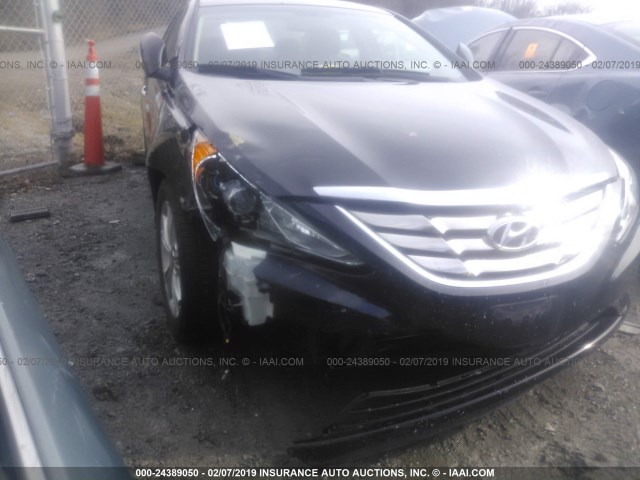 5NPEC4AC1DH532279 - 2013 HYUNDAI SONATA SE/LIMITED BLACK photo 6