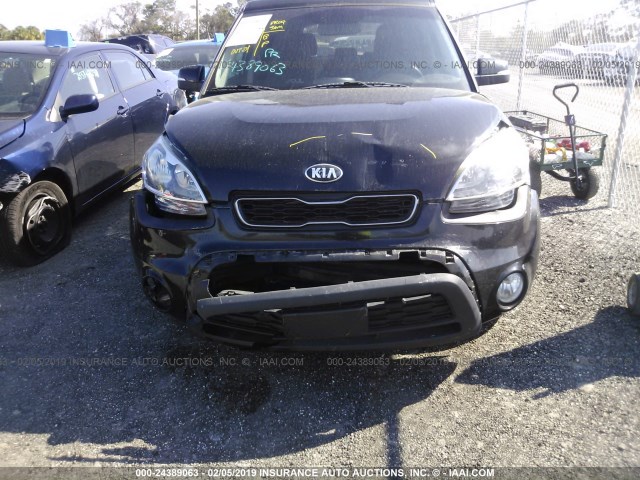 KNDJT2A68D7585949 - 2013 KIA SOUL +/!/SPORT BLACK photo 6