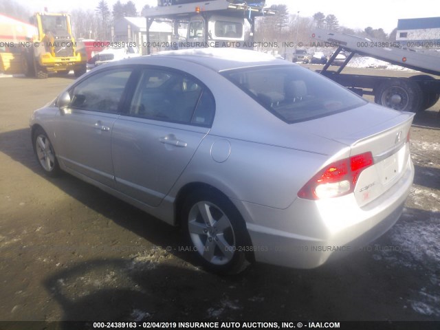 2HGFA16619H325677 - 2009 HONDA CIVIC SILVER photo 3