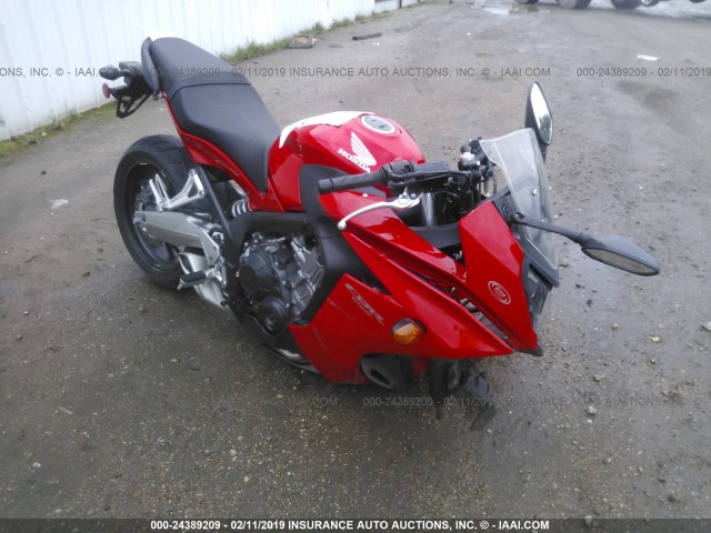 MLHRC7405E5000276 - 2014 HONDA CBR650 F RED photo 1