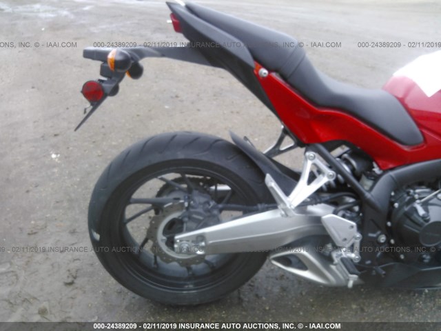 MLHRC7405E5000276 - 2014 HONDA CBR650 F RED photo 6