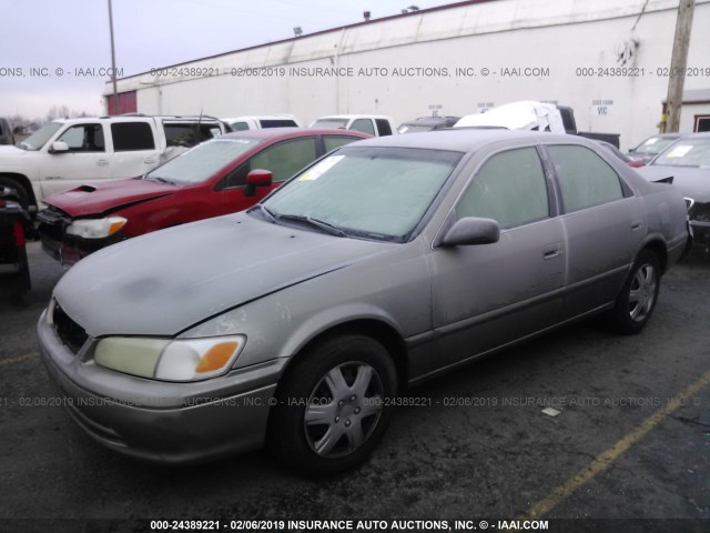 JT2BG22KXY0439810 - 2000 TOYOTA CAMRY CE/LE/XLE GRAY photo 2