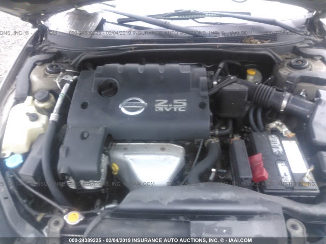 1N4AL11D85C317443 - 2005 NISSAN ALTIMA S/SL Champagne photo 10