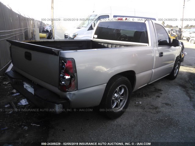 1GCEC14V34Z210716 - 2004 CHEVROLET SILVERADO C1500 GRAY photo 4