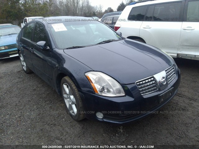 1N4BA41E25C838775 - 2005 NISSAN MAXIMA SE/SL BLUE photo 1