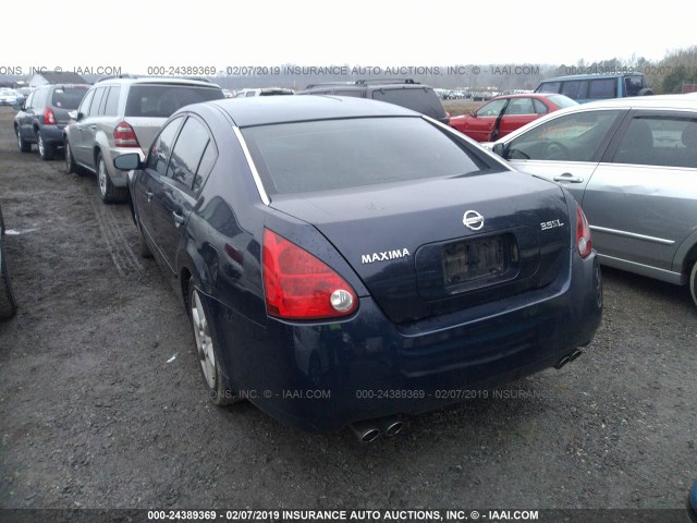 1N4BA41E25C838775 - 2005 NISSAN MAXIMA SE/SL BLUE photo 3