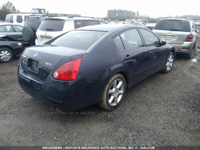 1N4BA41E25C838775 - 2005 NISSAN MAXIMA SE/SL BLUE photo 4