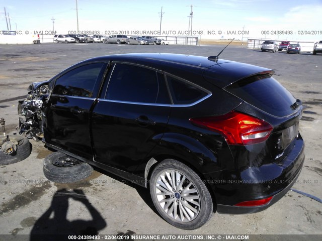 1FADP3N24FL386878 - 2015 FORD FOCUS TITANIUM BLACK photo 3