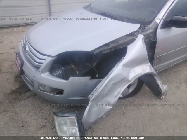 3FAHP07Z29R146776 - 2009 FORD FUSION SE SILVER photo 6