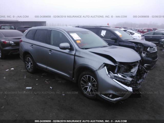 JA4AD3A37GZ017011 - 2016 MITSUBISHI OUTLANDER SE/SEL GRAY photo 1