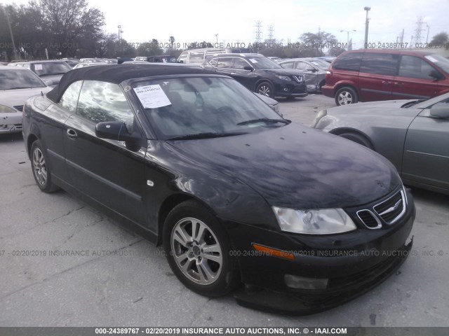 YS3FD79Y466101220 - 2006 SAAB 9-3 BLACK photo 1