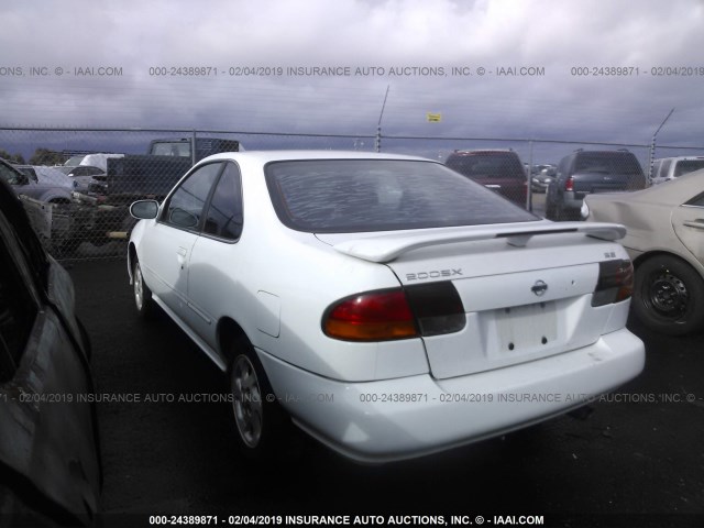 1N4AB42D1VC508415 - 1997 NISSAN 200SX SE WHITE photo 3