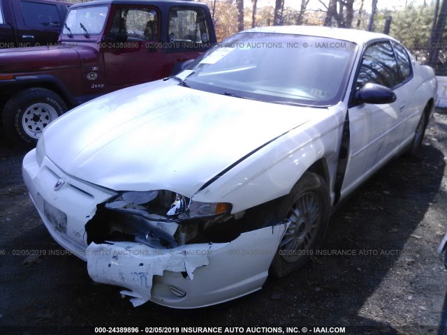 2G1WW12E6Y9280606 - 2000 CHEVROLET MONTE CARLO LS WHITE photo 6