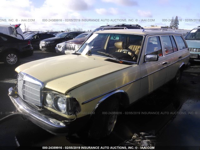 WDBAB93A1DN013029 - 1983 MERCEDES-BENZ 300 TDT YELLOW photo 2