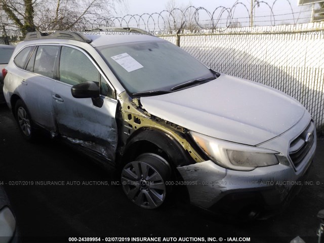 4S4BSAAC4J3252721 - 2018 SUBARU OUTBACK 2.5I SILVER photo 1