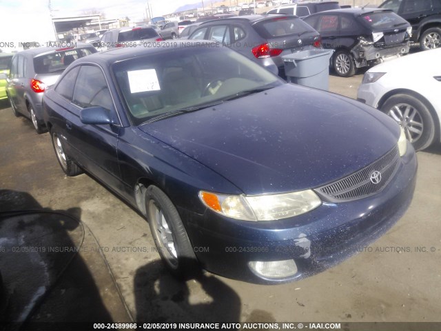 2T1CF28P11C428577 - 2001 TOYOTA CAMRY SOLARA SE/SLE BLUE photo 1