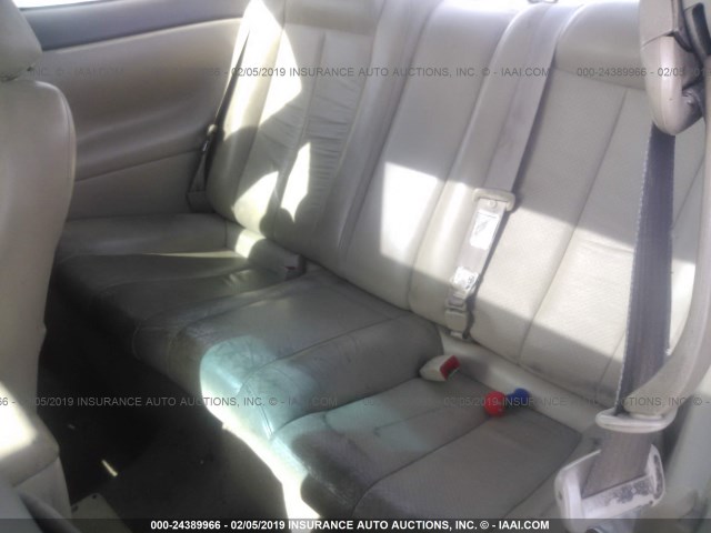 2T1CF28P11C428577 - 2001 TOYOTA CAMRY SOLARA SE/SLE BLUE photo 8