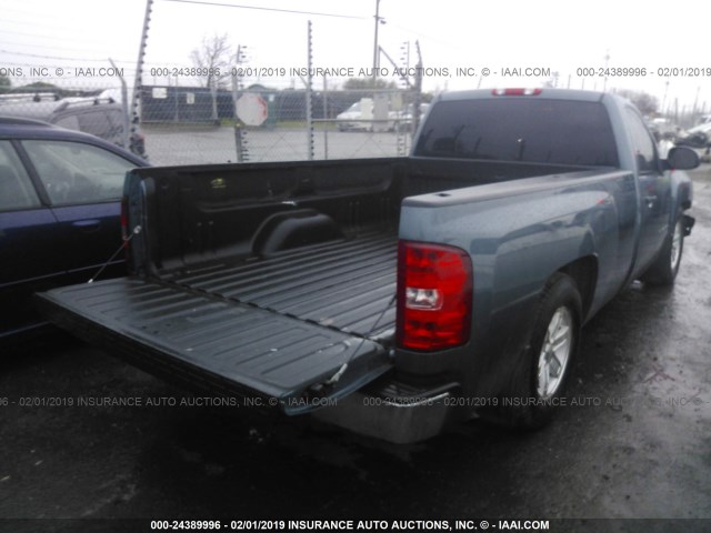 1GCNCPE01DZ215211 - 2013 CHEVROLET SILVERADO C1500 BLUE photo 4