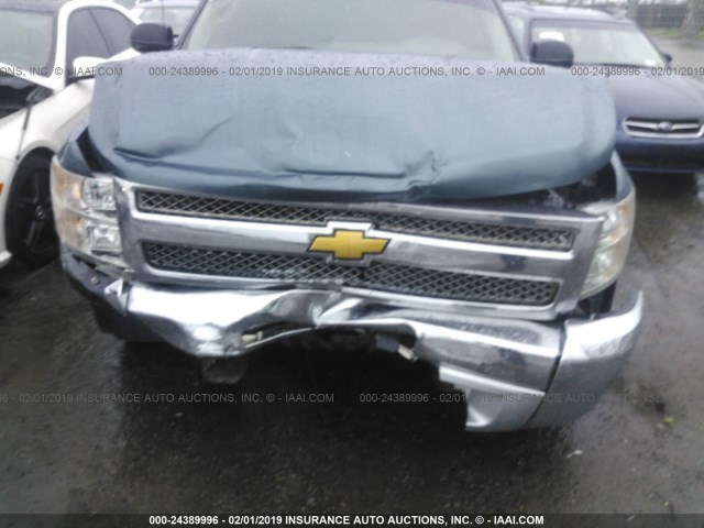 1GCNCPE01DZ215211 - 2013 CHEVROLET SILVERADO C1500 BLUE photo 6