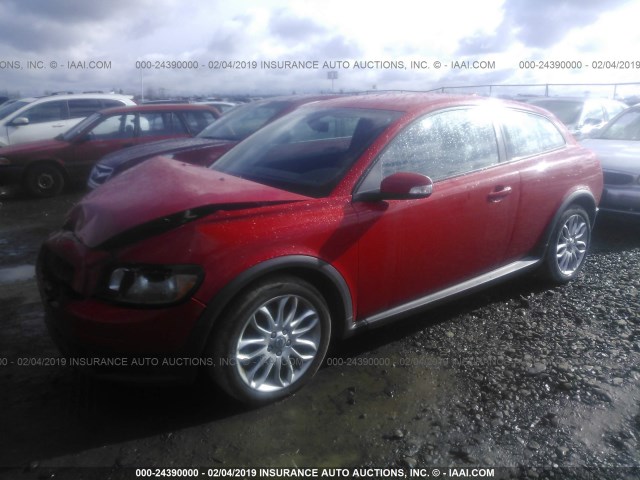 YV1MK672282051614 - 2008 VOLVO C30 T5 RED photo 2