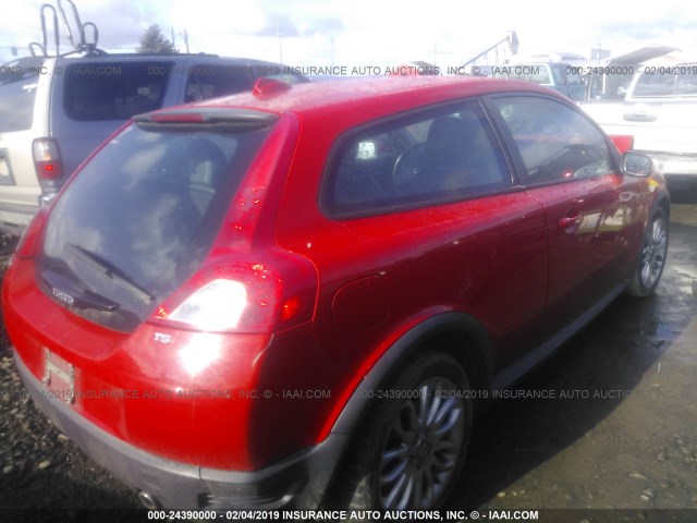 YV1MK672282051614 - 2008 VOLVO C30 T5 RED photo 4