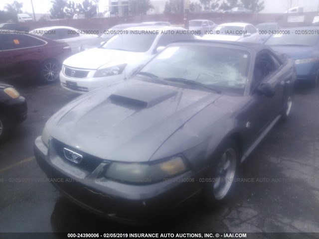 1FAFP45XX4F103180 - 2004 FORD MUSTANG GT GRAY photo 2