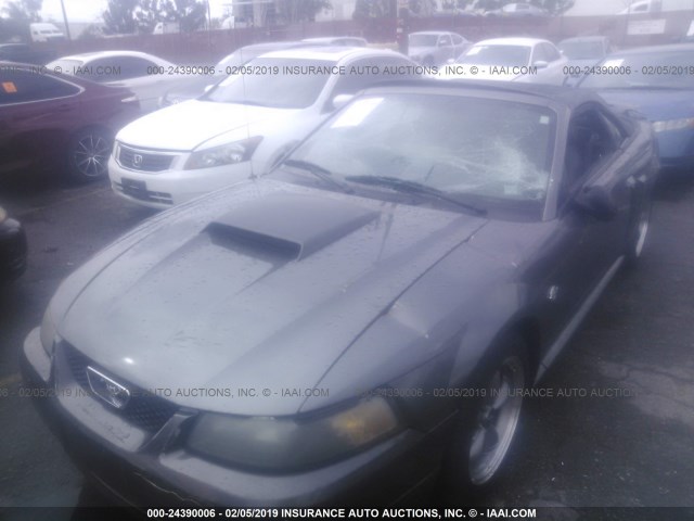 1FAFP45XX4F103180 - 2004 FORD MUSTANG GT GRAY photo 6